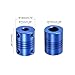 uxcell 5Pcs 7mm to 10mm Aluminum Alloy Shaft Coupling L25xD19 Flexible Coupler with Screws Beam for 3D Printer CNC Machine DIY Encoders and Motors Shaft,Blue