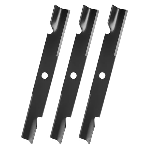 Keycci 103-6403 Hi Lift Mower Blade Compatibles with Ex Mark L Azer Z 60 Inch Deck 103-6403-S Heavy Duty Mower Blade for Ex Mark L Azer Z XP AS XS E-Series S-Series 3 Pack