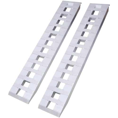 Rampas para motocicletas, tractores, ATV/UTV de alta resistencia, 72" x 14", capacidad de 6600 lb miniatura 1