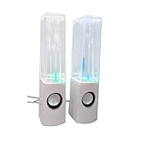 Gikfun USB 7 Colour LED Water Speaker with Dancing Fountain Light Show Sound Effect for Computer, MP3 Player, Laptop, Smartphone etc. 3.5mm Audio Output EK8485