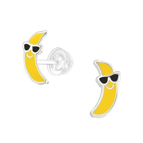 925 Sterling Silver Children's Fruit Stud Earrings