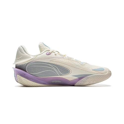 LI-NING Wade 808 5 Ultra Men Basketball Shoes Lightweight High Rebound Stable Professional Match Sneakers Egg Shell US 133