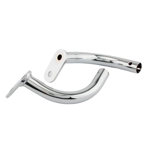 Soporte eliminador de soporte para alforjas Bacar para Harley Ultra Classic Tour Glide y CVO Road Glide Custom FLTRXSE, aleación de aluminio cromada, paquete de 1 par miniatura 2