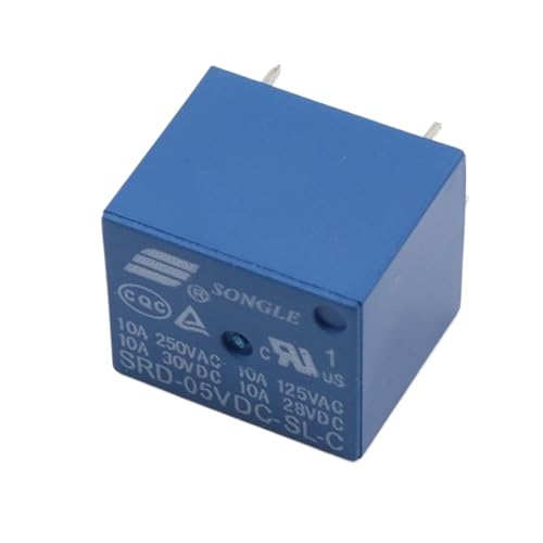 Relais de puissance SRD-05VDC-SL-C pour isoler et piloter un appareil 250VAC avec un signal 5V
