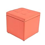 Siège confortable: rembourré avec une éponge haute résilience, ce petit pouf vous apportera une expérience assise supérieure, mais servira également de siège instantané pour les invités.