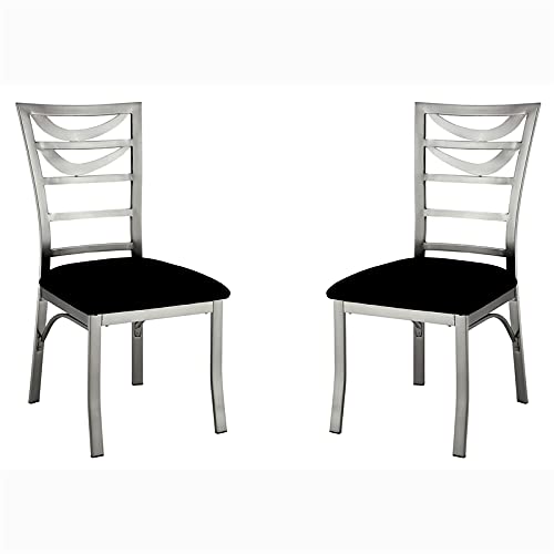 Furniture Of America Catarina Metal Ladder-Back Dining Chair, Set Of 2 #TOP19