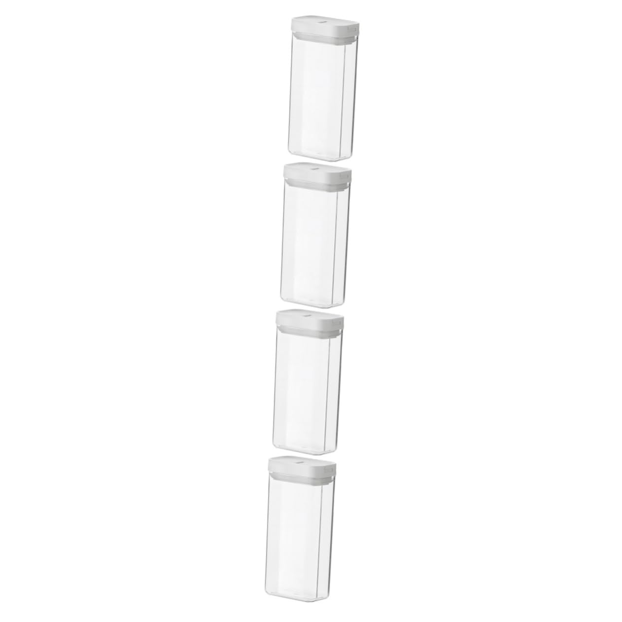 Amosfun 4 Tarros De Almacenamiento De Cocina Para Espaguetis Fideos Fettuccine Contenedores Para Alimentos Pasta Botes De Almacenamiento Para Despensa Contenedor De Almacenamiento