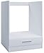 Armario para horno empotrado de 60 cm, color blanco
