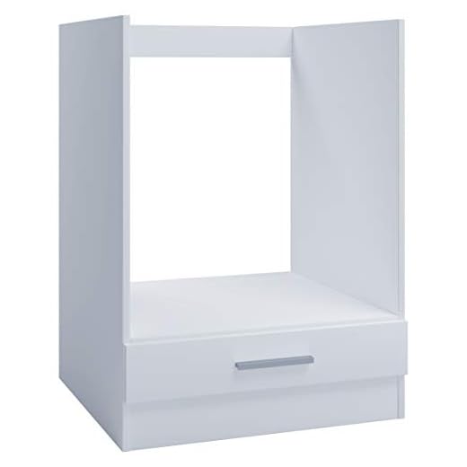 Ofenschrank für Einbauherd 60cm weiß Unterschrank Backofen Kochfeld