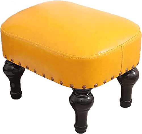 Pouf rectangle en cuir imperméable de qualité supérieure pour chambre