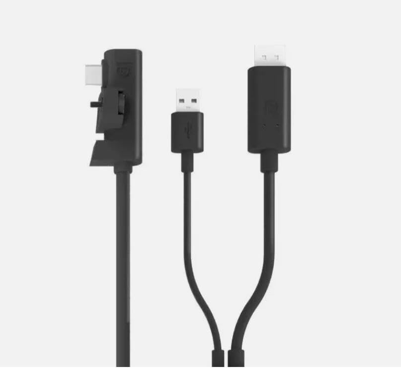 GFTVRCE Pico NEO 3 PRO DP Cable, Direct Connection USB-C to DisplayPort, STEAM Link Cord, for Tab S2 - USB Type-C to HDMI Cable, Black