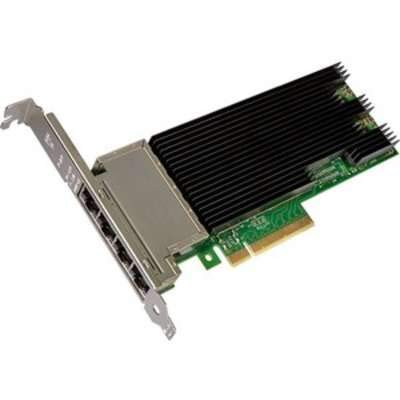 Intel 10Gb 4-​Port Server Adapter X710-​T4 [4xRJ45] LP bulk Orginal Intel inkl. Yottamark/​Brady ID