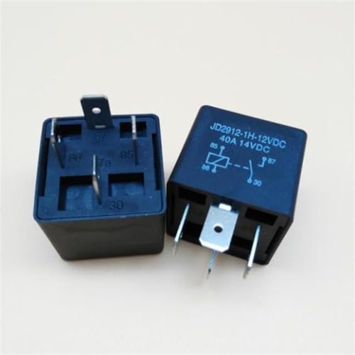 Relé de automóvil JD2912-1H-12VDC de 4 pines y 80A para control de corriente en el motor 2