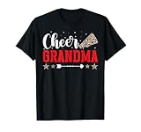 Cheer Grandma Leopard Grandma Of A Cheerleader Grandmother T-Shirt