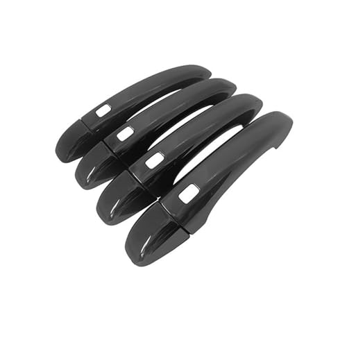 Couvercle de poignée porte extérieure pour Megane 4 IV finition noire brillante haut de gamme