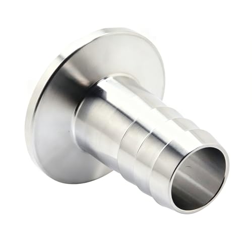 Image of QiiMii KF25 Flange to 20 mm Rubber Hose Barb Adapter Fitting for Vacuum