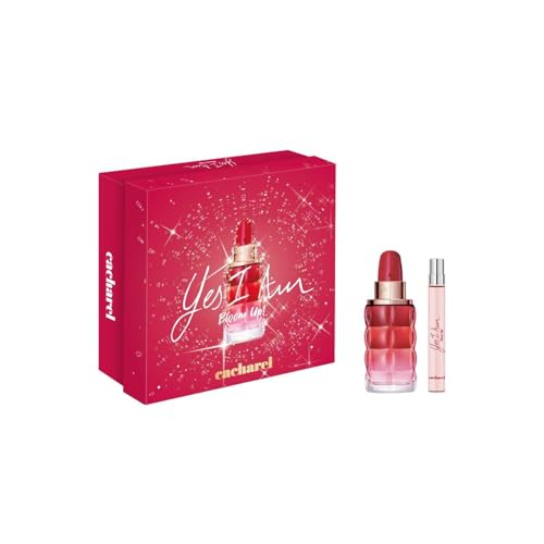 Cacharel - Yes I Am Bloom Up! - Coffret Cadeau Eau de Parfum - Parfum pour Femme Pétillante et Optimiste - Fragrance Florale et Ambrée - Longue Tenue -...