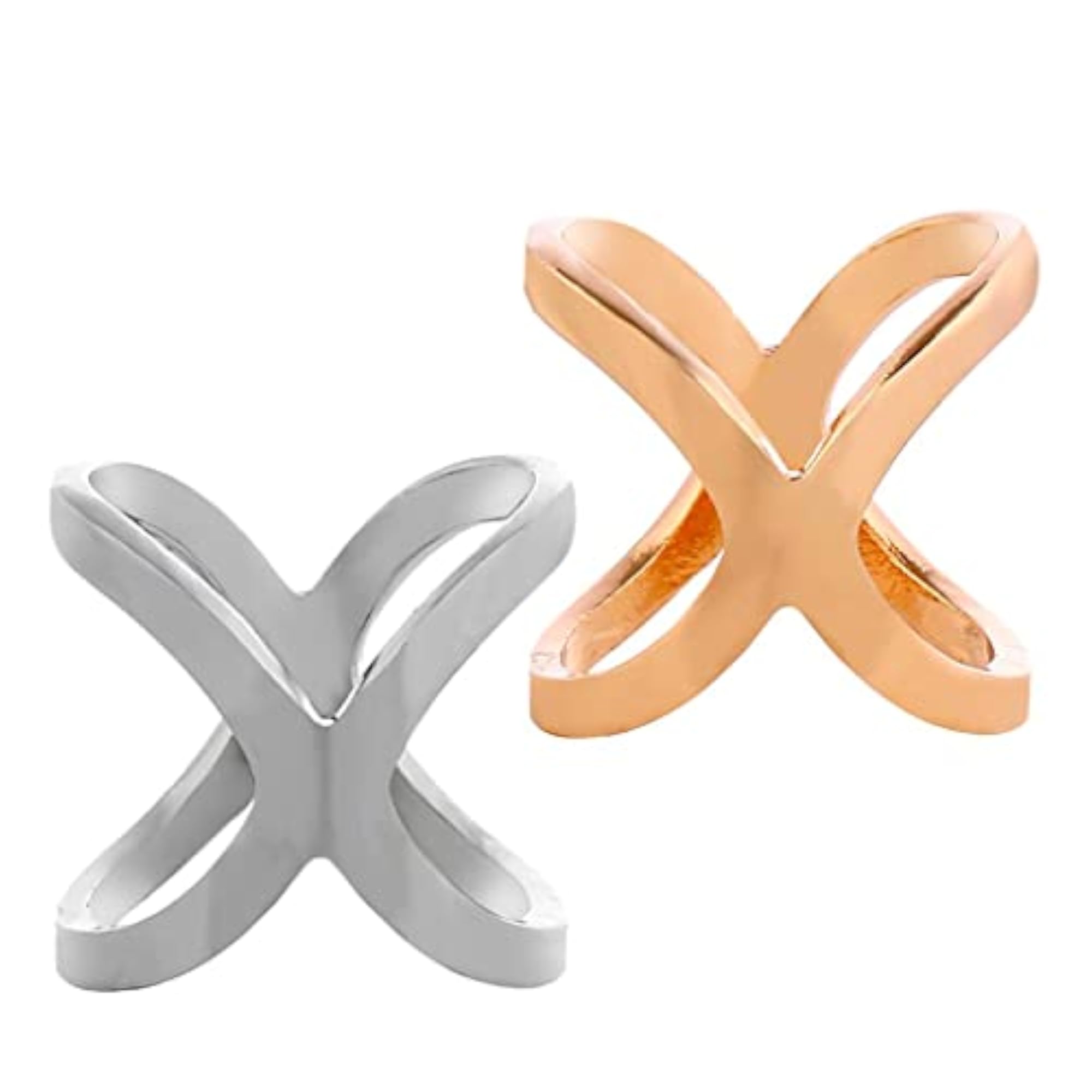Silk Chiffon Scarf Clip Ring Holder, Elegant Wedding Accessory