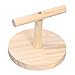 IEUDNS Bird Training Stand Parrot Perch Stand Wooden Exercise Playing Standing Interact Desktop Portable Parrot Playstand Cockatiels