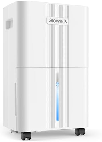 1600 Sq.ft Dehumidifiers for Home, Glowells 21 Pints Dehumidifier...