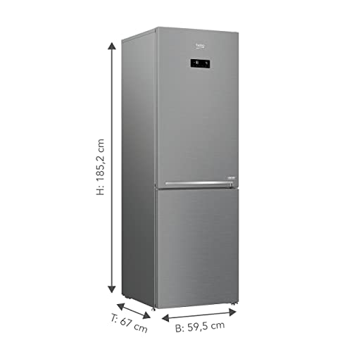 Beko-RCNA366E60XBN-Frigorifico-y-congelador-independientes-NoFrostSmooth-Fit-apertura-de-puerta-de-90-grados-zona-de-0-C-pantalla-multifuncion-aspecto-de-acero-inoxidable-clase-energetica-C