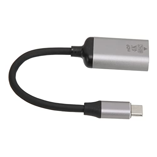 ZDETGU ZDETGU Adapter USB C na DisplayPort 4K 60 Hz Stop Aluminium 3 na Konwerter do Laptopa TV Tablet Typ C Kabel DisplayPort do Szybkiego Przesyłania Danych