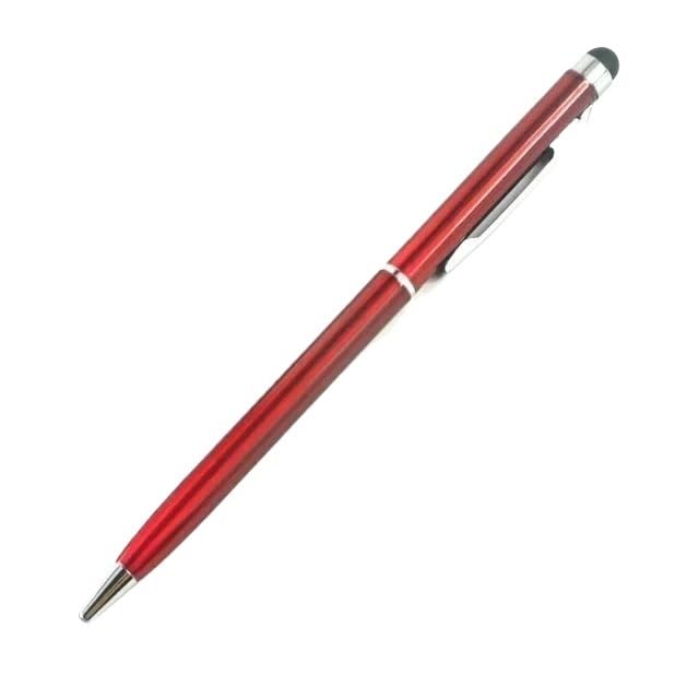 Lot de 100 mini stylets universels en métal rouge vin avec gravure personnalisée