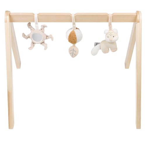 Arche en bois Nattou cadeau de naissance idéal avec peluches renard Flo