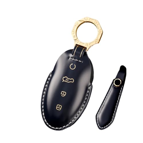 Funda para llave compatible con BYD Yangwang U8 en cuero auténtico diario 1