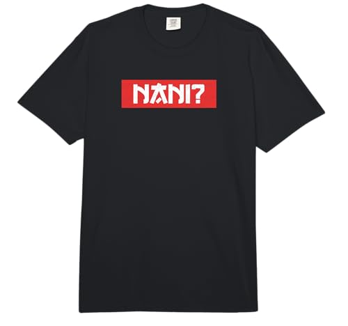 Nani? What? Funny Anime Lover Manga Nani Japanese Gift Comfort Colors Adult Heavyweight T-Shirt