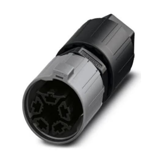1417718, Circular Metric Connectors QPD P 4PE2,5 9-16 BKBK