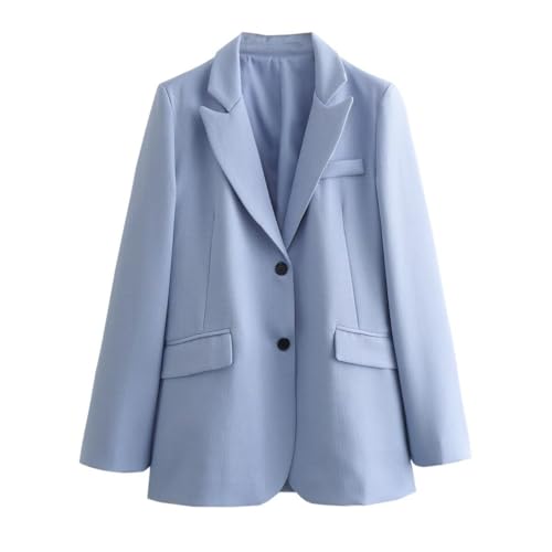 Blazer de costume à deux boutons pour femme veste de bureau chic