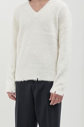 Pull homme col V Diana Studio pull en maille chaude hiver