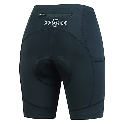 Image of Beroy Women's Triathlon Shorts with 3D Gel Padded, Cycling and Spinning Pants.