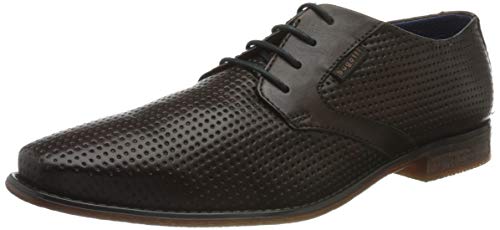 Bugatti Men's Derby Lace-Up, Brown, 6 UK Wide