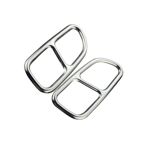 Embout d'échappement Mercedes CLA W117 argenté en acier inoxydable au design élégant et sportif