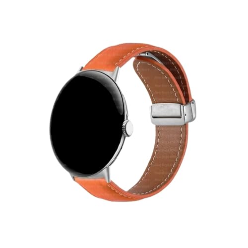 Asteid ���U�[���[�v�E�H�b�`�X�g���b�v Google Pixel Watch 3 45mm/ 32 1 41mm�o���h�A�N�Z�T���[�p (�V���o�[�I�����W�APixel Watch 3 45mm)