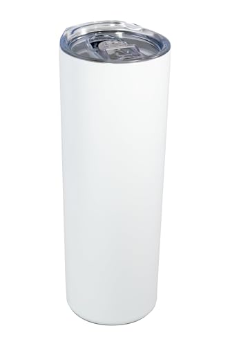 La Mejor Selección de Termo blanco los más recomendados. 45 Termo Skinny de Acero Inoxidable de 20 oz (591 ml) (Blanco)