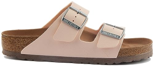 Miniatura 2 de Birkenstock Unisex Arizona Vegan Birko-Flor Nubuck Light Rose Sandalias 38 Eu