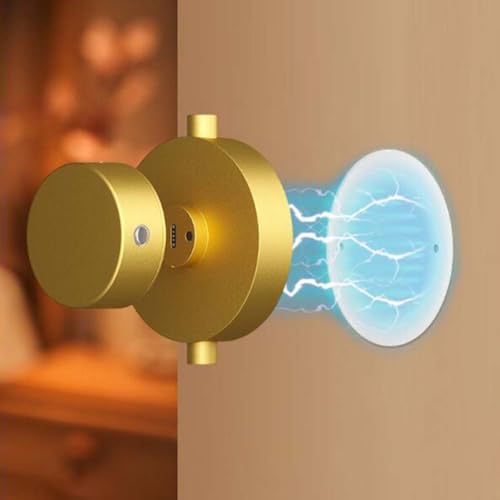 Iluminación de pared recargable dorada de 100 cm con sensor táctil de giro 4