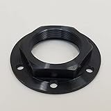 Transmission Drive Sprocket Hex Nut for 1991+ Harley Sportster XL Models Converting from Belt to Chain Drive – With Locking Holes to Keep the Front Sprocket from Coming Loose