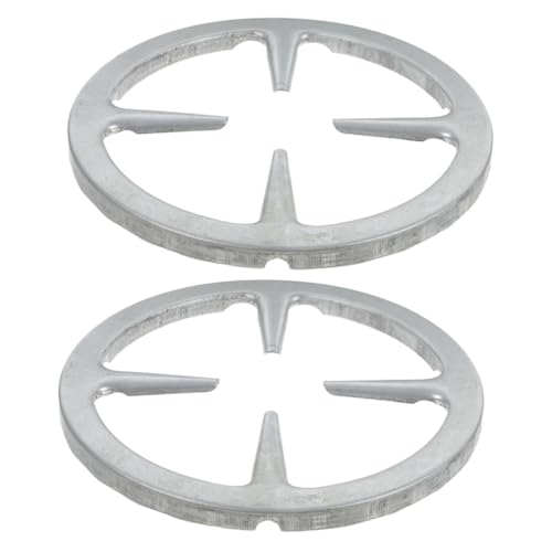 CONGARTENO 2個 摩??用滑り止め鉄製ガスコンロラック 安定性高く耐熱耐寒 小型鍋やコーヒーポット対応 ポットスタンド