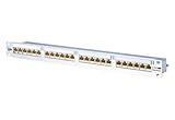 Anzahl der Buchsen/Kupplungen=24;Geeignet fÃ¼r Anzahl Buchsen/Kupplungen=24;Steckverbindertyp=RJ45 8(8);Geschirmt=ja;Kategorie=5E