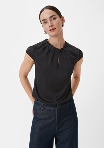 Comma Damen Shirt 2147272 9999 Black 44 – Ansicht 5