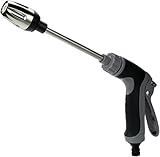 Gartenbrause Hochdruckpistole Turbo Washer, Hochdruck Wasserpistole mit Einstellbarem Wasserdurchfluss, Hochdruck Power Gartenschlauch Spritzpistole für Gartenbewässerung Autowäsche