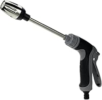 Gartenbrause Hochdruckpistole Turbo Washer, Hochdruck Wasserpistole mit Einstellbarem Wasserdurchfluss, Hochdruck Power Gartenschlauch Spritzpistole für Gartenbewässerung Autowäsche