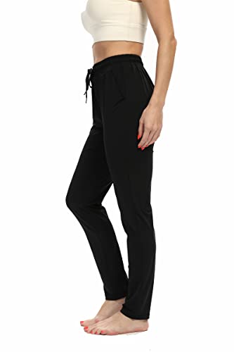 Luogongzi Flowy Lounge Pants Women Gym Yoga Work High Waisted Wide Leg Dress Sweatpants Workout Joggers Leggings cover