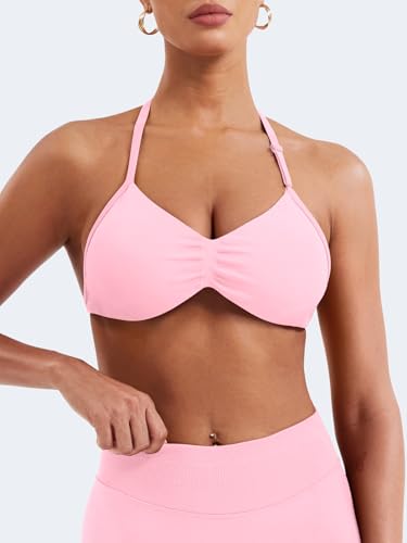 Image of VOYJOY Impact Strappy Bra Sports Bras for Women Basic Workout Gym Yoga Bra
