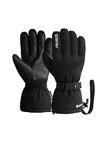 Reusch Gore-Tex 7701 - Guantes de Dedo Unisex para Invierno, Color Negro y Blanco XL