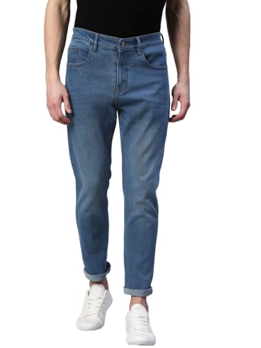 Image of Hubberholme Men's Stretchable Slim Fit Jeans - Casual Cotton Jeans for Men